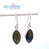 Sterling Silver Earrings with Labradorite Gemstones